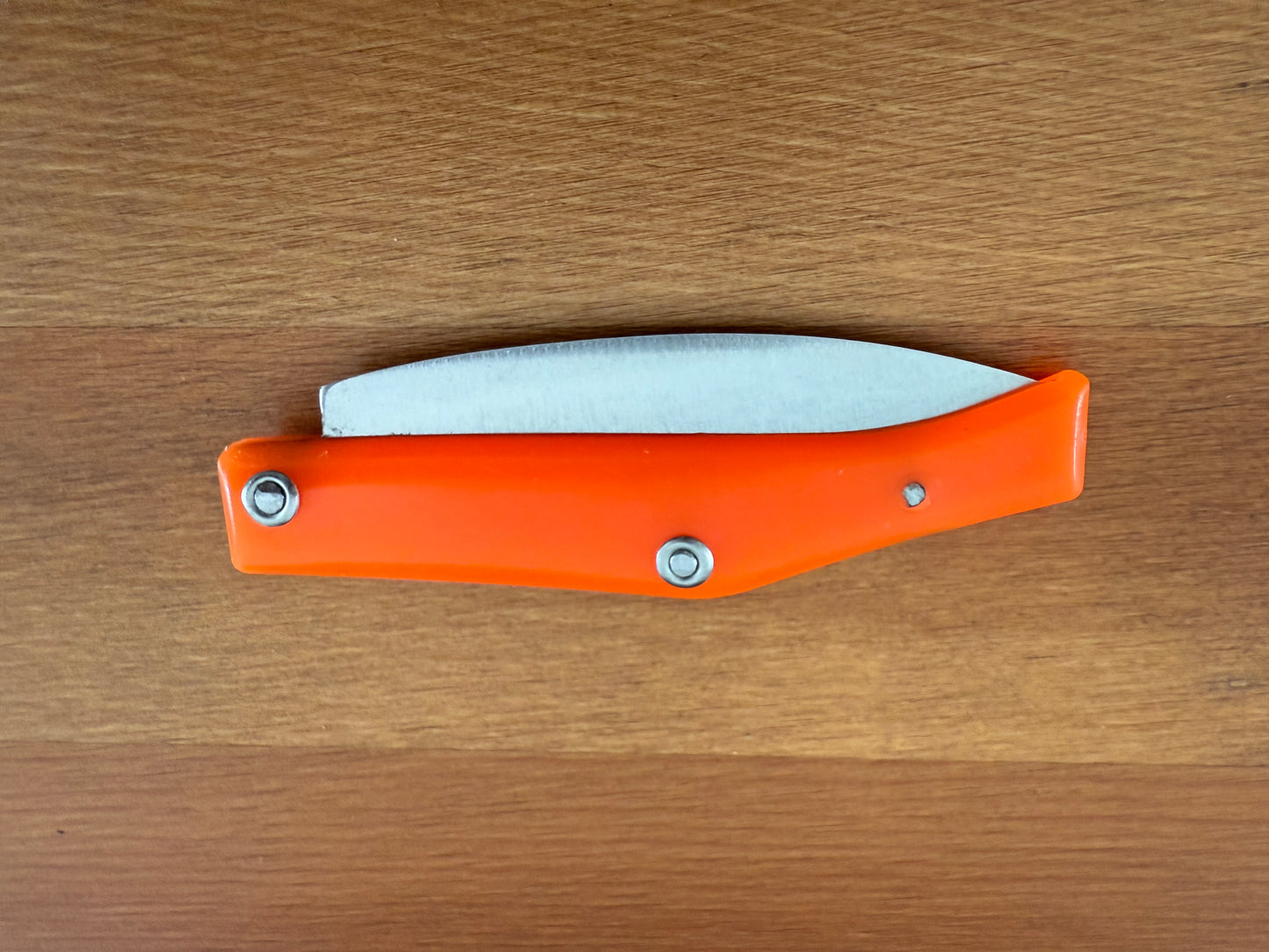 Pallares Solsona Pocket Knife Carbon Steel 2.76" / 7 cm Orange from Spain New