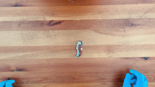 1.95” Spanish Navaja Capaora Pocket Knife Red Stamina Wood - USA seller