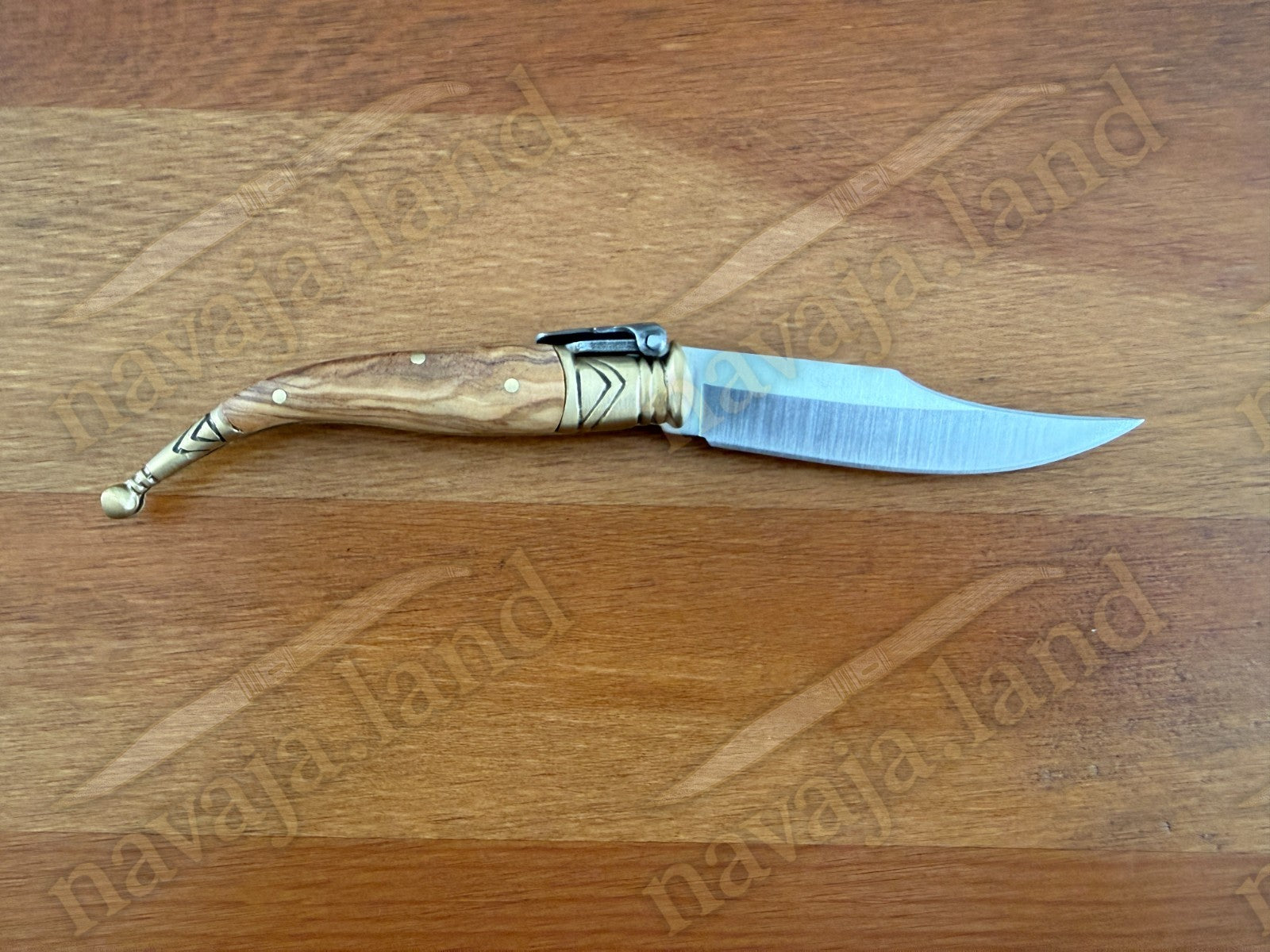 3” Navaja Joker Sevillana Knife Olive Wood Handle High Quality Handmade in Spain