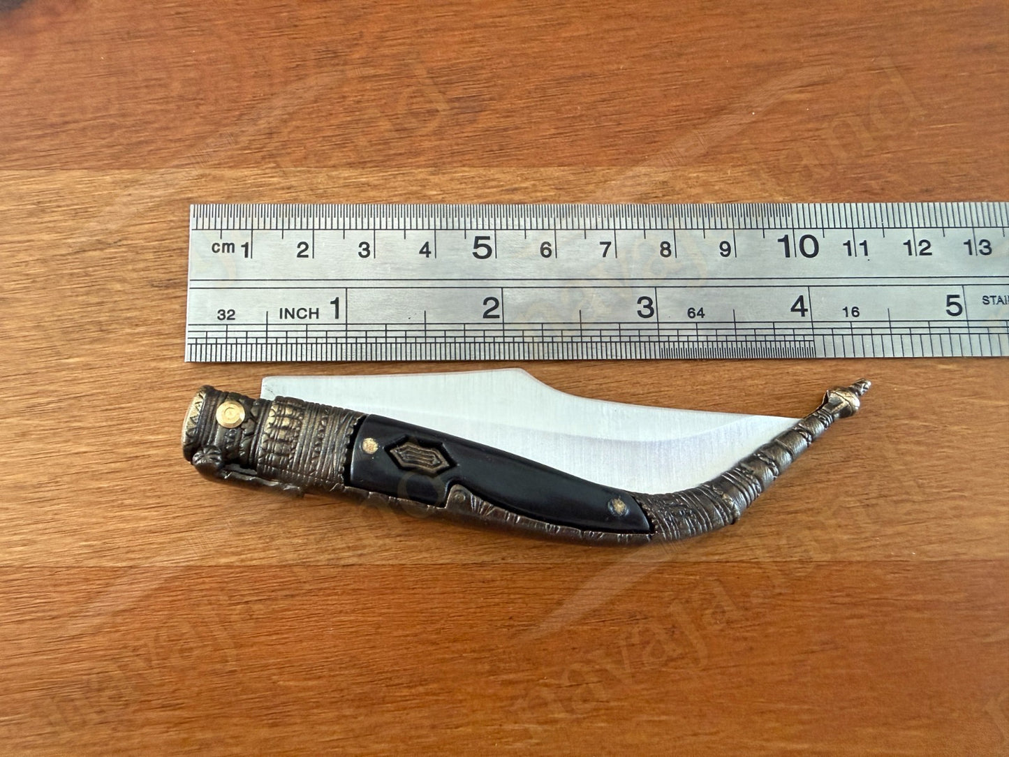 3.3” Albacete Navaja Joker Sevillana Knife Zamak Handle Handmade Slipjoint Spain