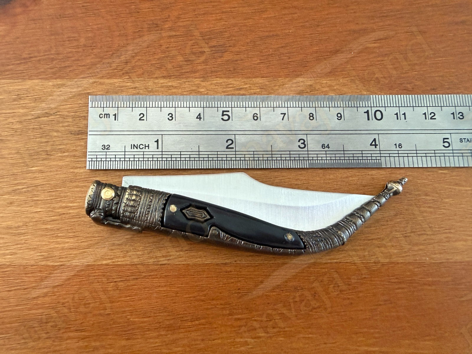 3.3” Albacete Navaja Joker Sevillana Knife Zamak Handle Handmade Slipjoint Spain