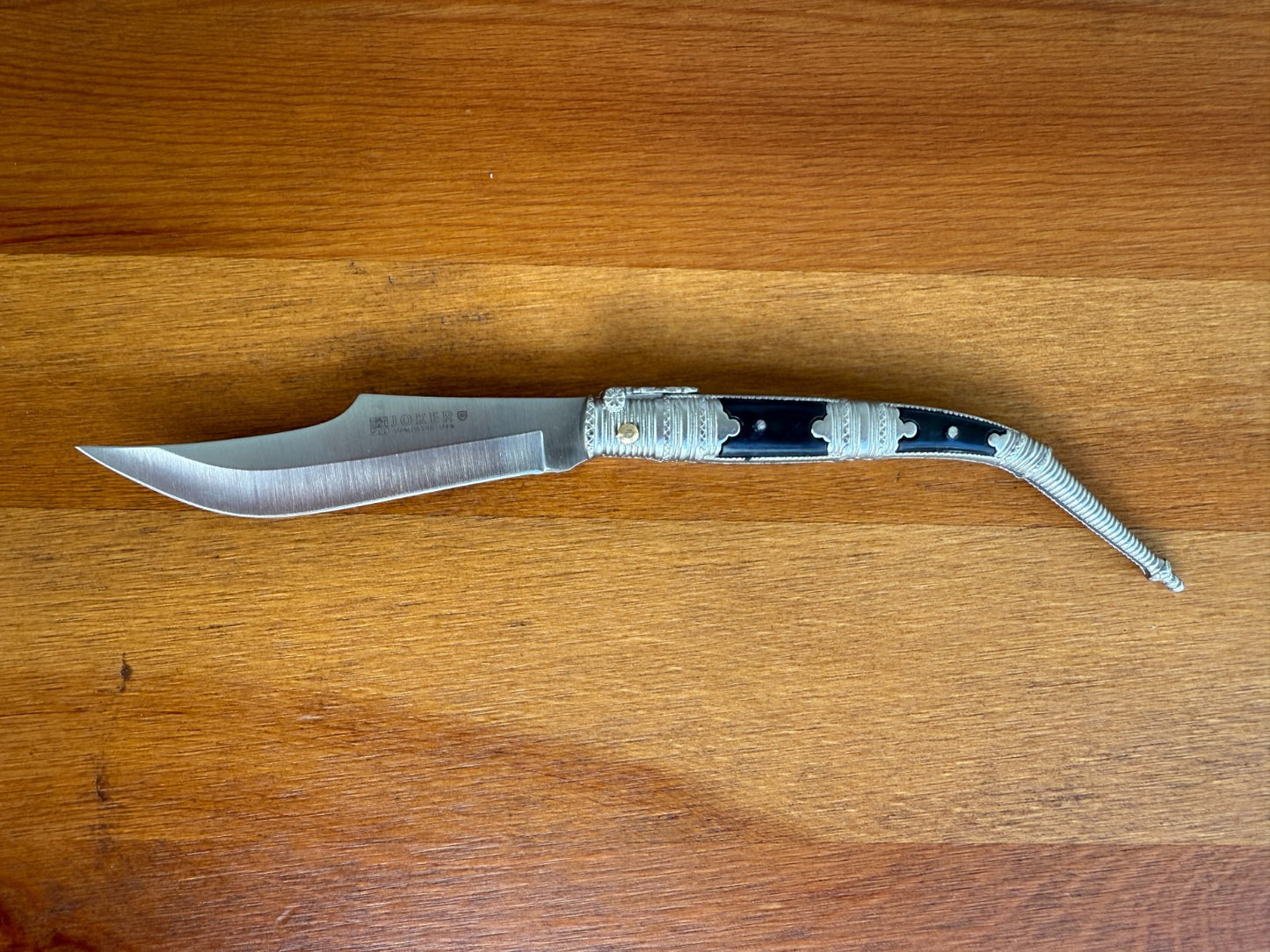 3.9” Albacete Navaja Joker Arabian Knife Zamak Handle Handmade Slipjoint Spain