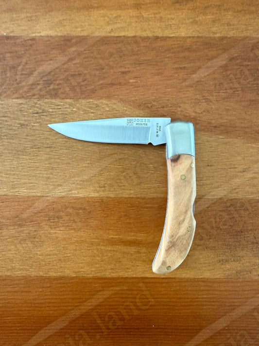 2.9” Joker Pointer Camping Folding Knife (Olive Wood Handle) Handmade in Spain