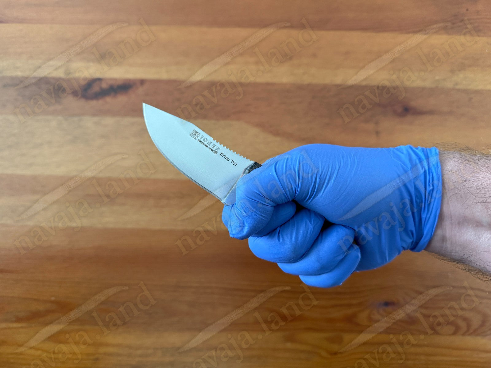 Joker Erizo TS1 Survival Knife – 2.95” Böhler N695 Blade | Black Micarta Handle