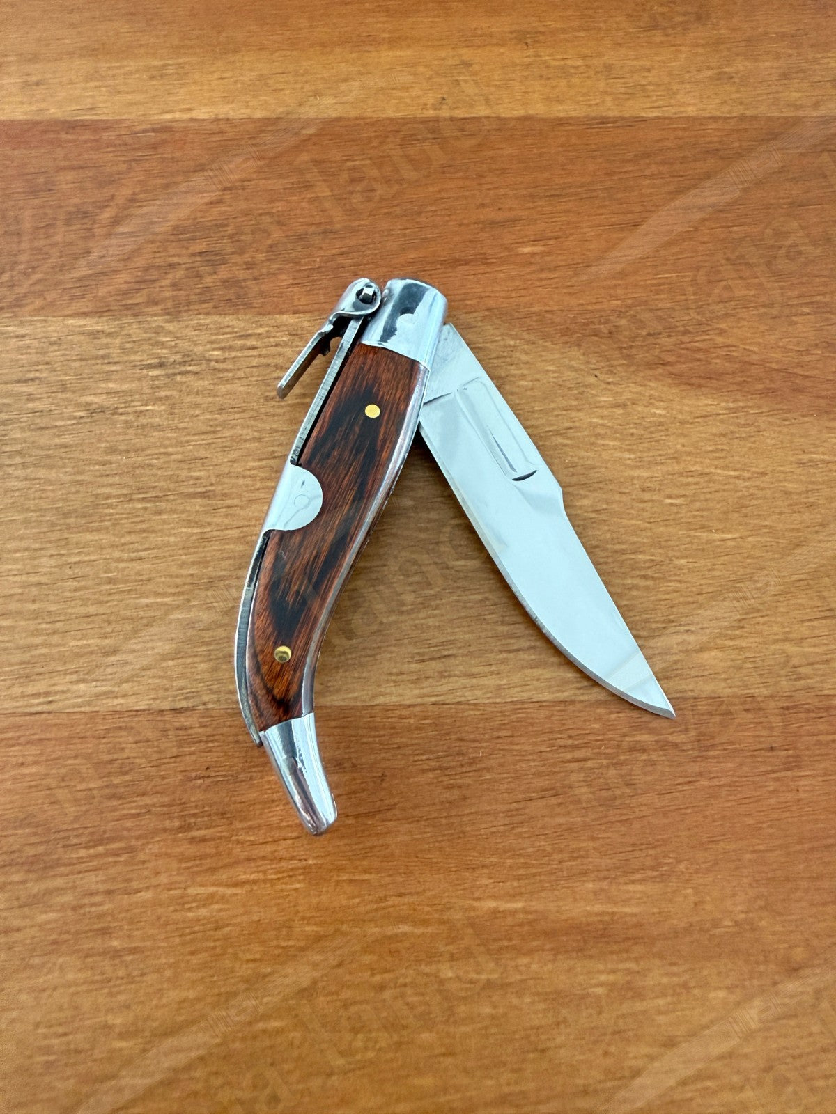 2.55” Spanish Navaja Teja Albacete Pocket Knife Red Stamina Scales with Ratchet