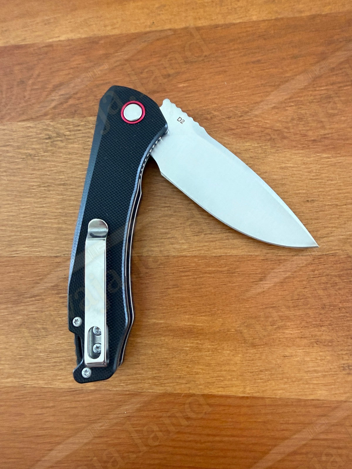 Folding Knife Carbon Fiber & G10 Handle - D2 Steel - 3.2" Blade Presentation Box