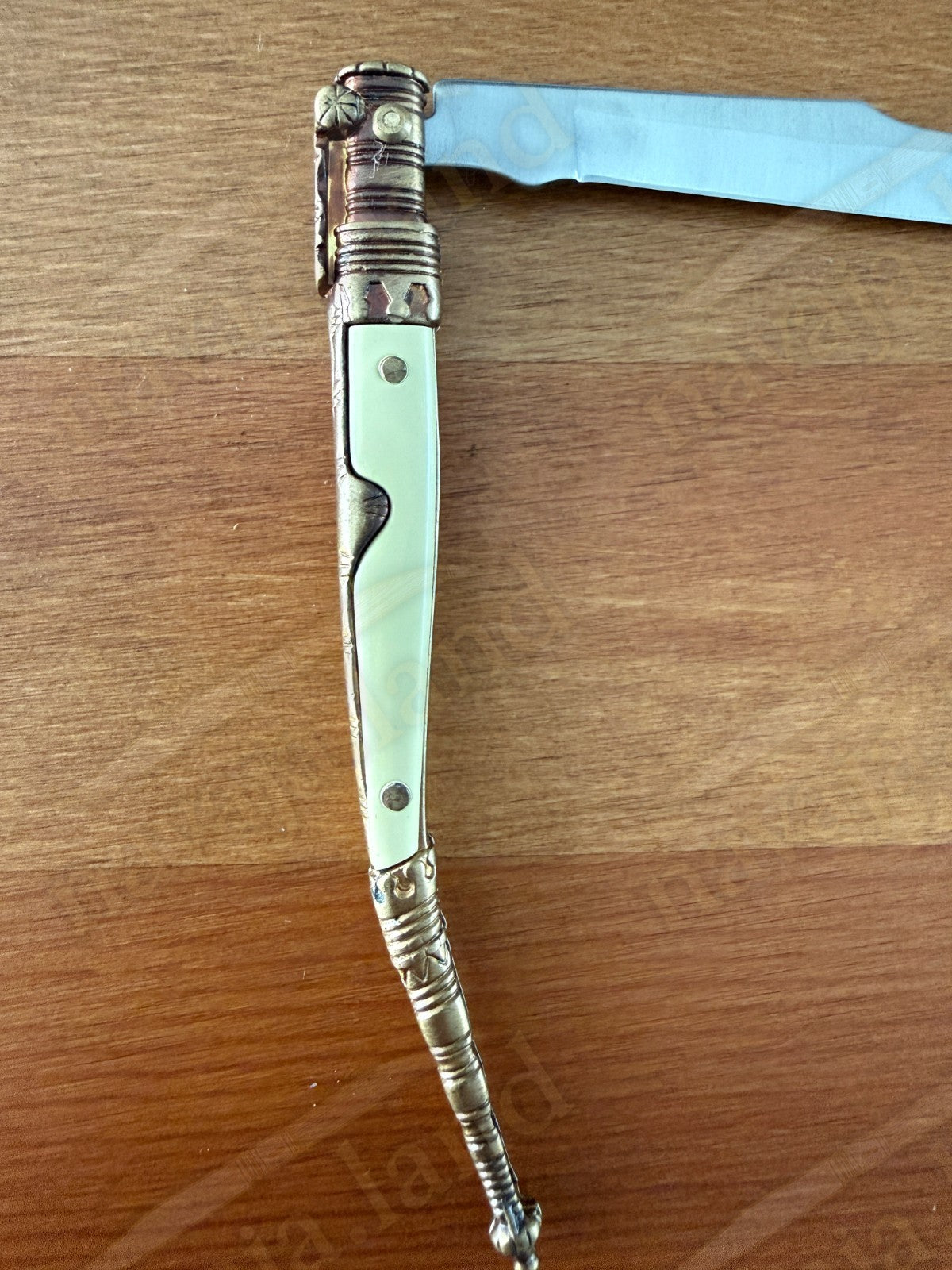 4.1” Joker Navaja Stiletto Knife Zamak Handle Handmade Slipjoint Albacete, Spain