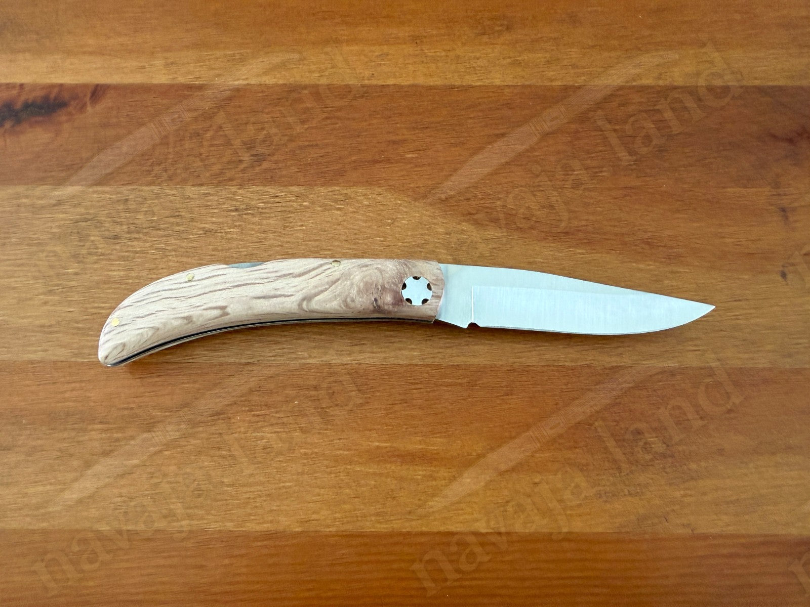 3.54” Joker Pointer Camping Folding Knife (Holm Oak Wood Handle) Made in Spain