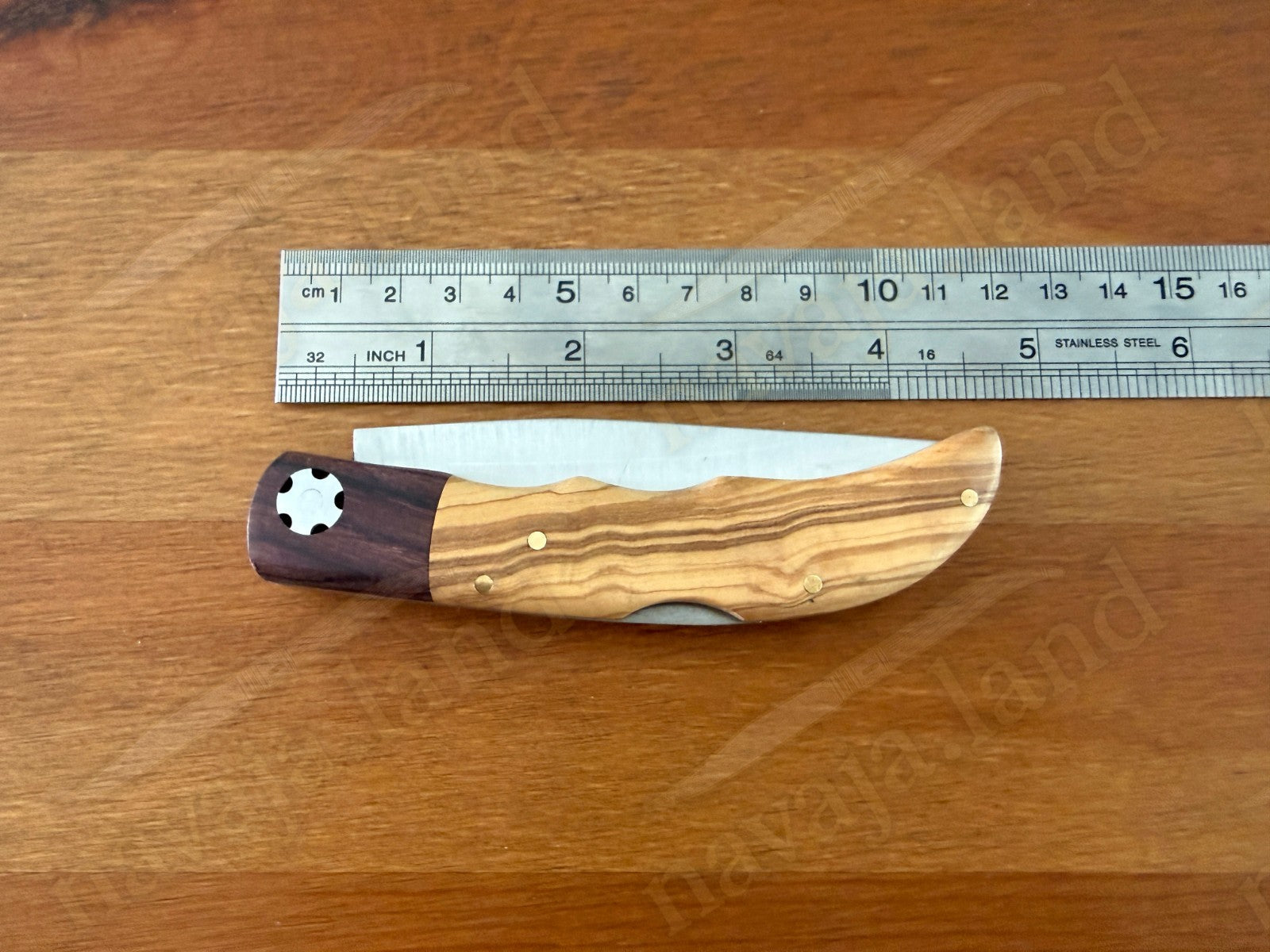 3.54” Joker Pointer Camping Folding Knife (Olive Wood & Rosewood) From Spain