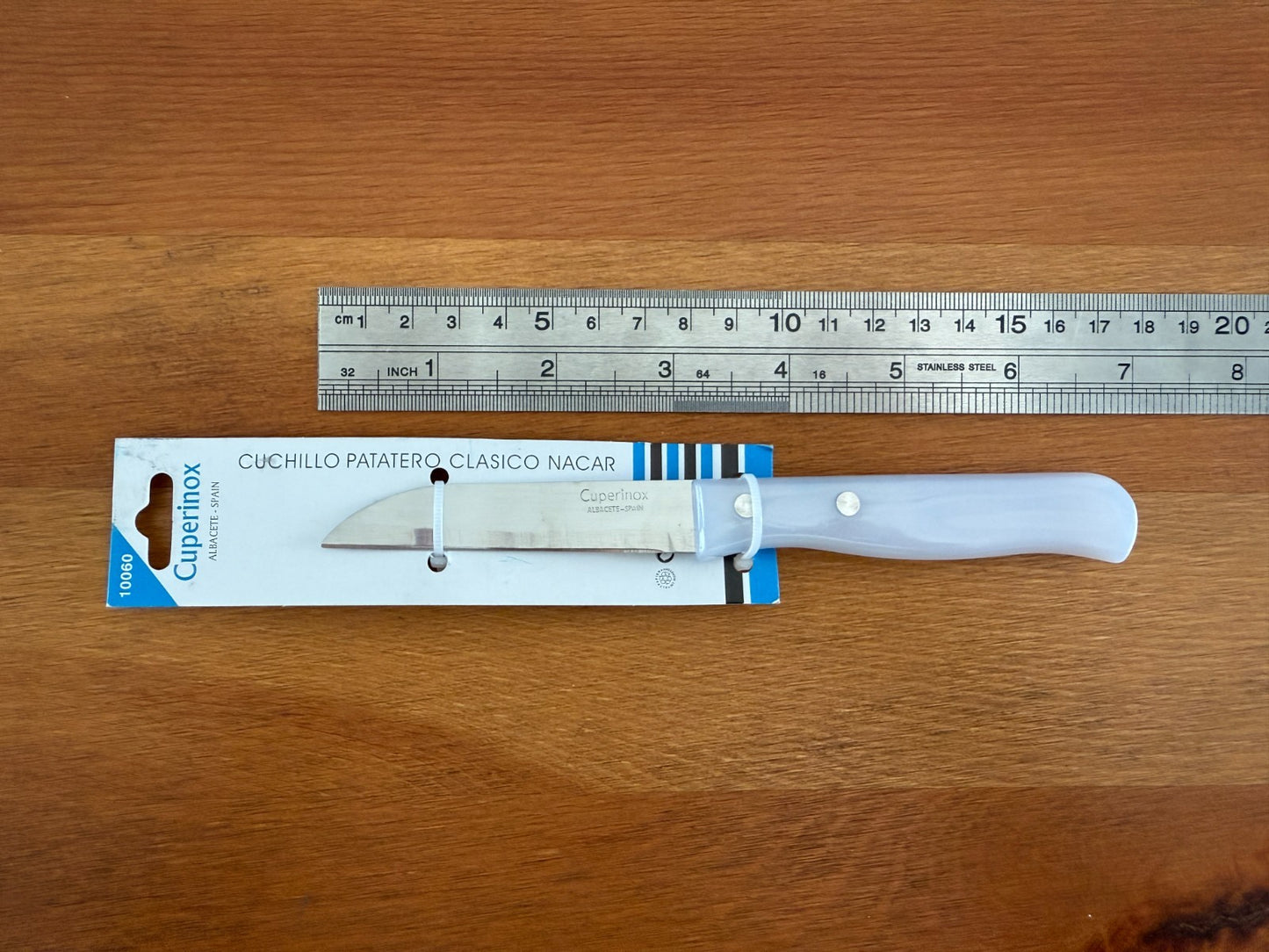 Cuperinox Classic Potato Knife with 3 in Stainless Steel Blade– Made in Spain