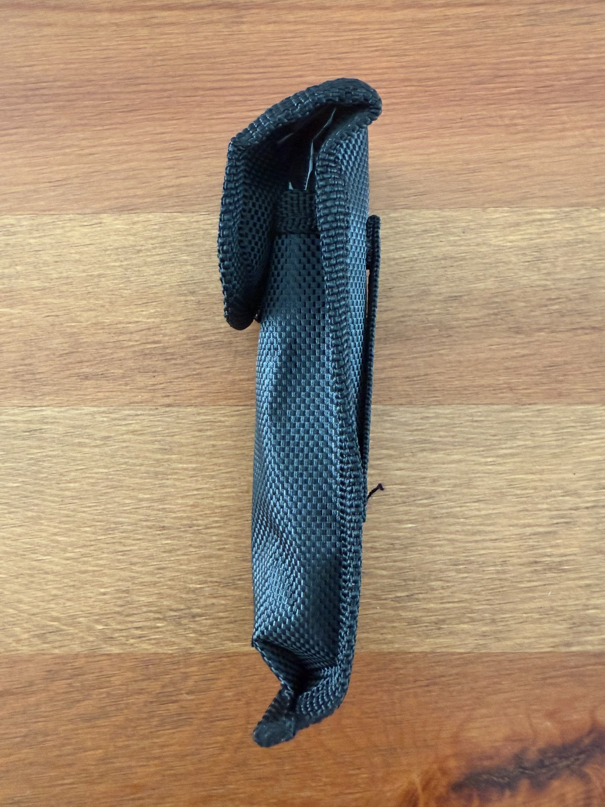 3.9" Stainless Steel Blade Stiletto Pocket Knife Aluminum Handle Nylon Sheath