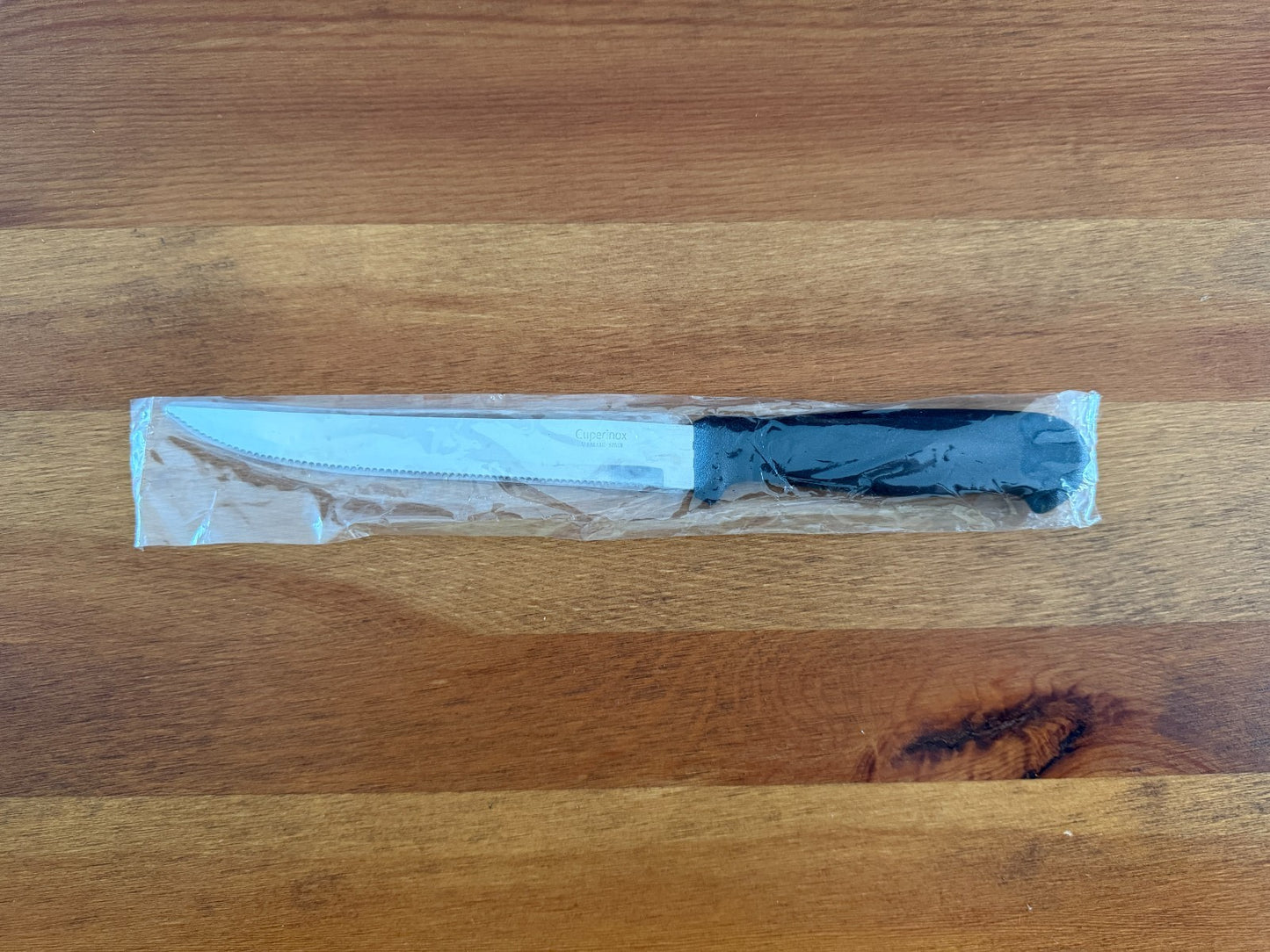 Cuperinox Kitchen Knife 6 in Serrated Blade with Plastic Handle From Spain