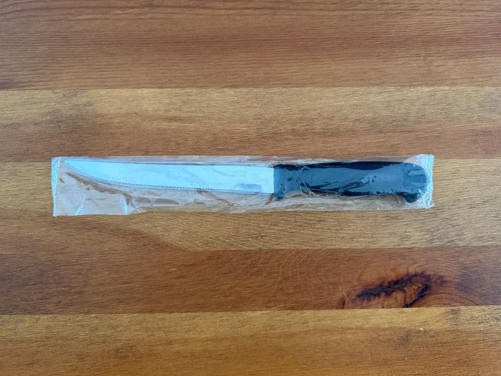 Cuperinox Kitchen Knife 6 in Serrated Blade with Plastic Handle From Spain