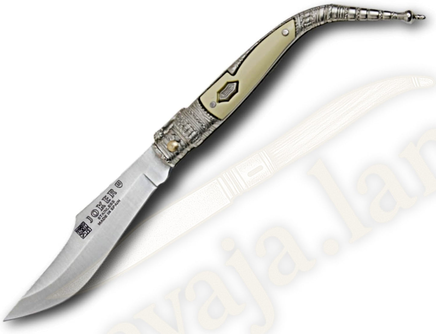 3.3” Albacete Navaja Joker Sevillana Knife Zamak Handle Handmade Slipjoint Spain