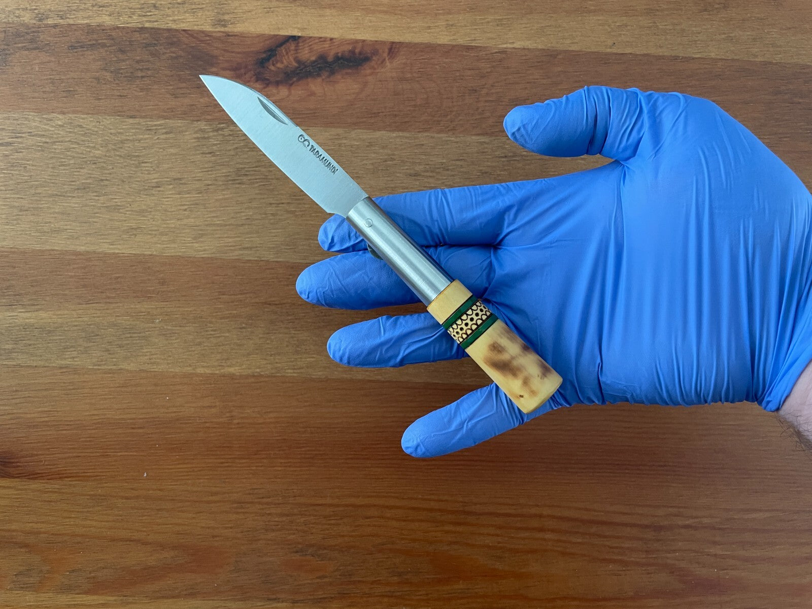 3.26” CQ Taramundi Pocket Knife Boxwood Handle Unique Design Asturias Spain