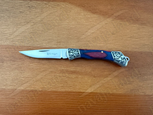 Elk Ridge Folding Knife 2.25" 3Cr13 Steel Blade Pakkawood Handle Slipjoint Lock