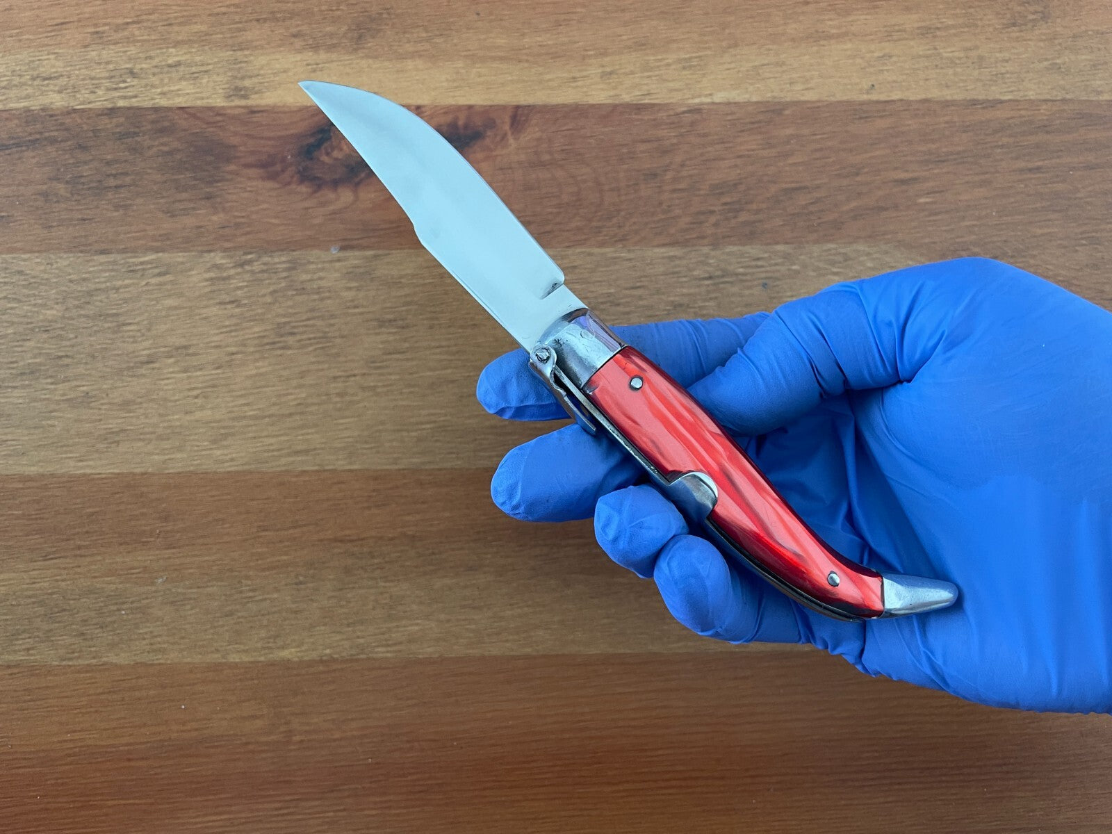 3.3" Spanish Navaja Pocket Knife Celluloid Scales Handcrafted in Spain US Seller