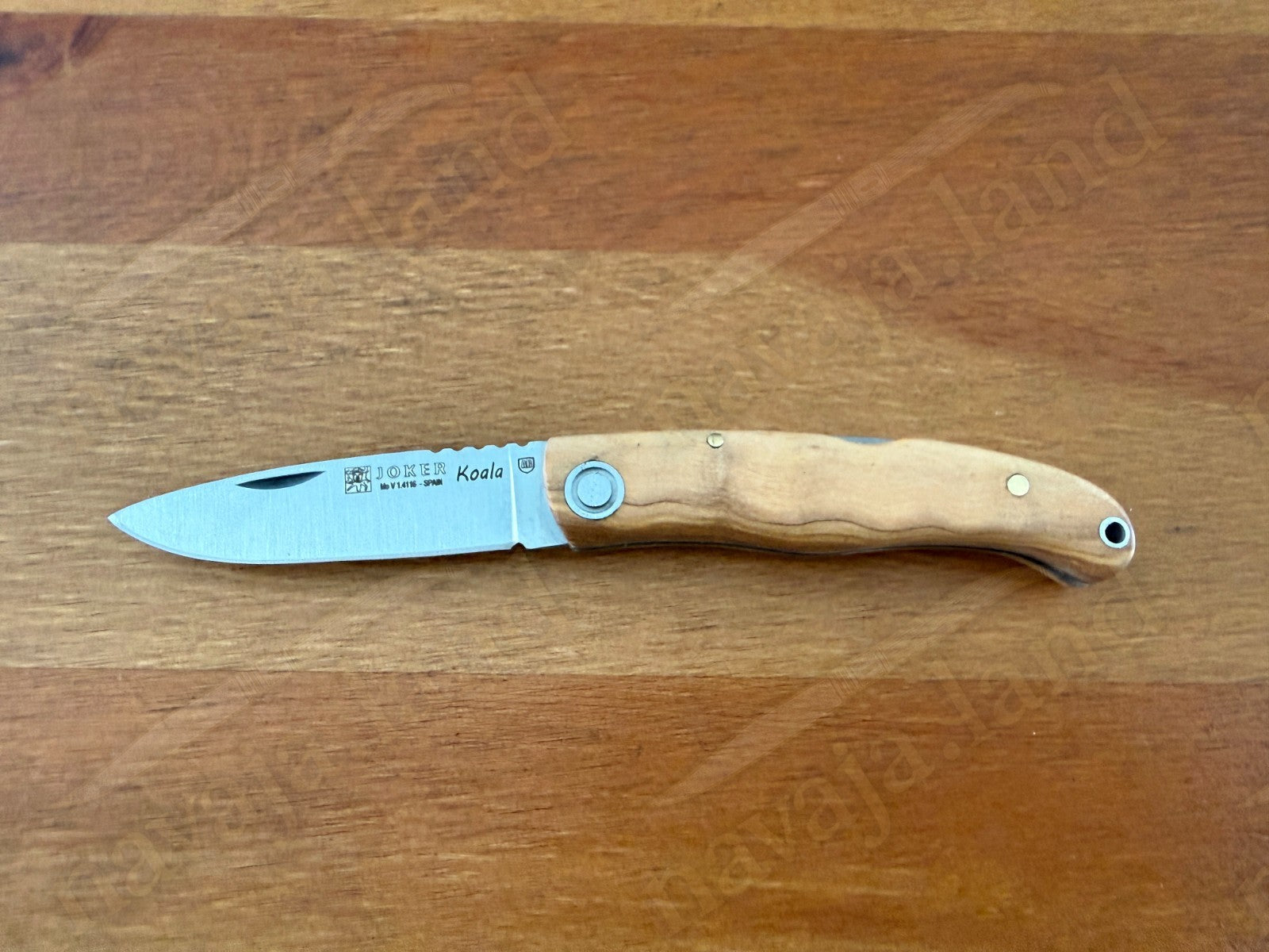 Joker Koala Pocket Knife 2.36” MOVA Blade Olive Wood Handle Handmade in Spain