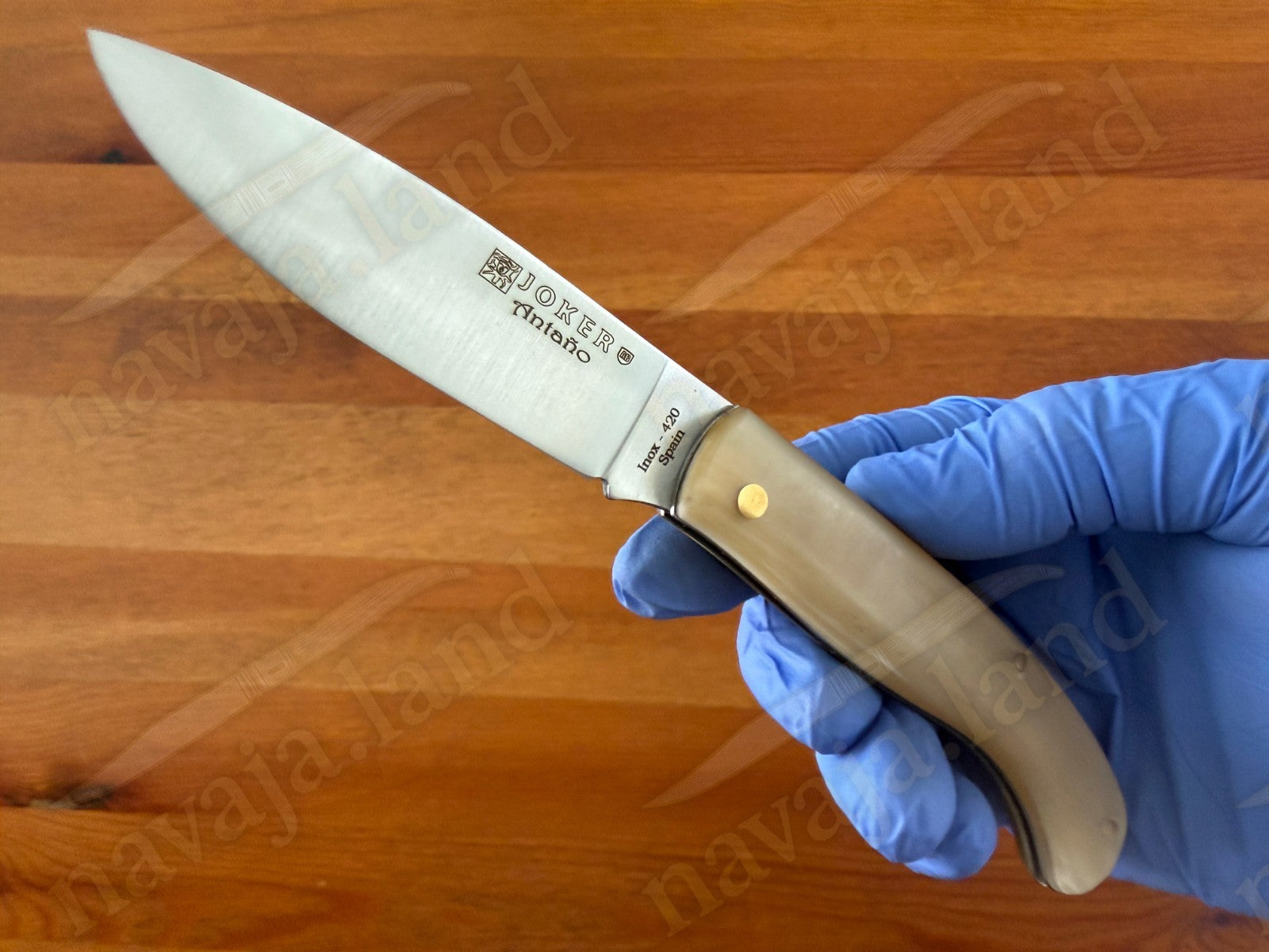 Joker Pocket Knife – Bull Horn Handle | 3.14” Blade | Slipjoint | Made in Spain
