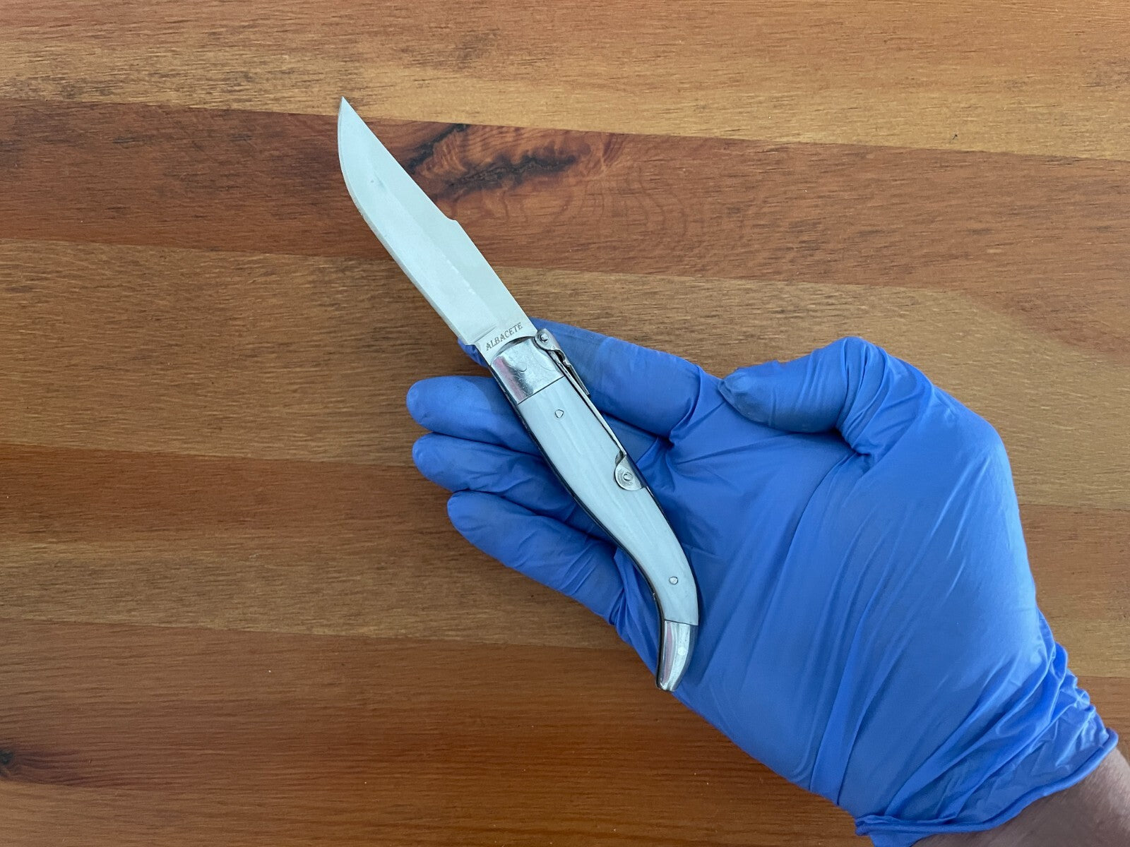 3.3" Spanish Navaja Pocket Knife Celluloid Scales Handcrafted High Quality