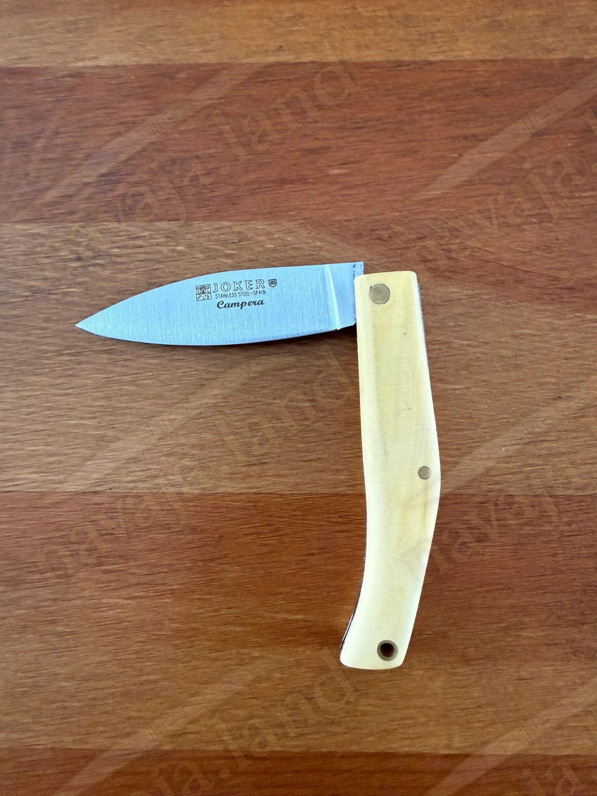 Joker Campera Pocket Knife 2.68” MOVA Steel Blade Boxwood Handle Made in Spain