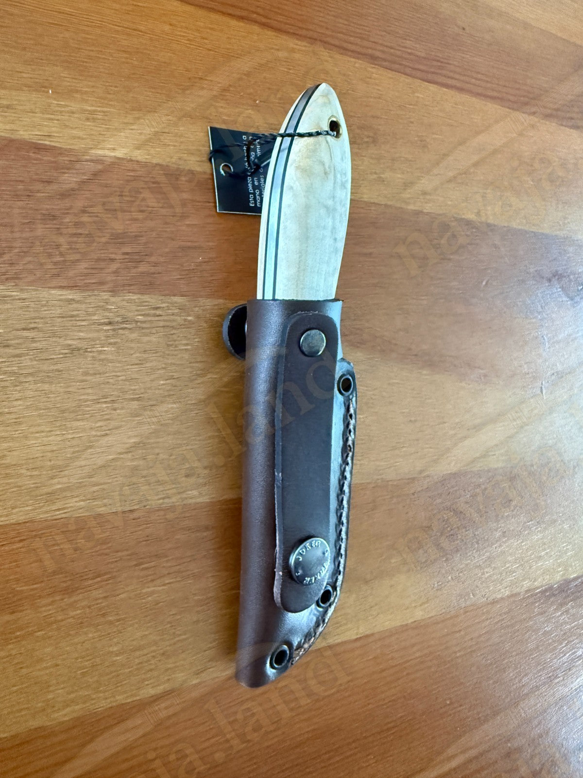 Joker Avispa S Bushcraft Knife – 3.15” Sandvik 14C28N Blade - Curly Birch Handle