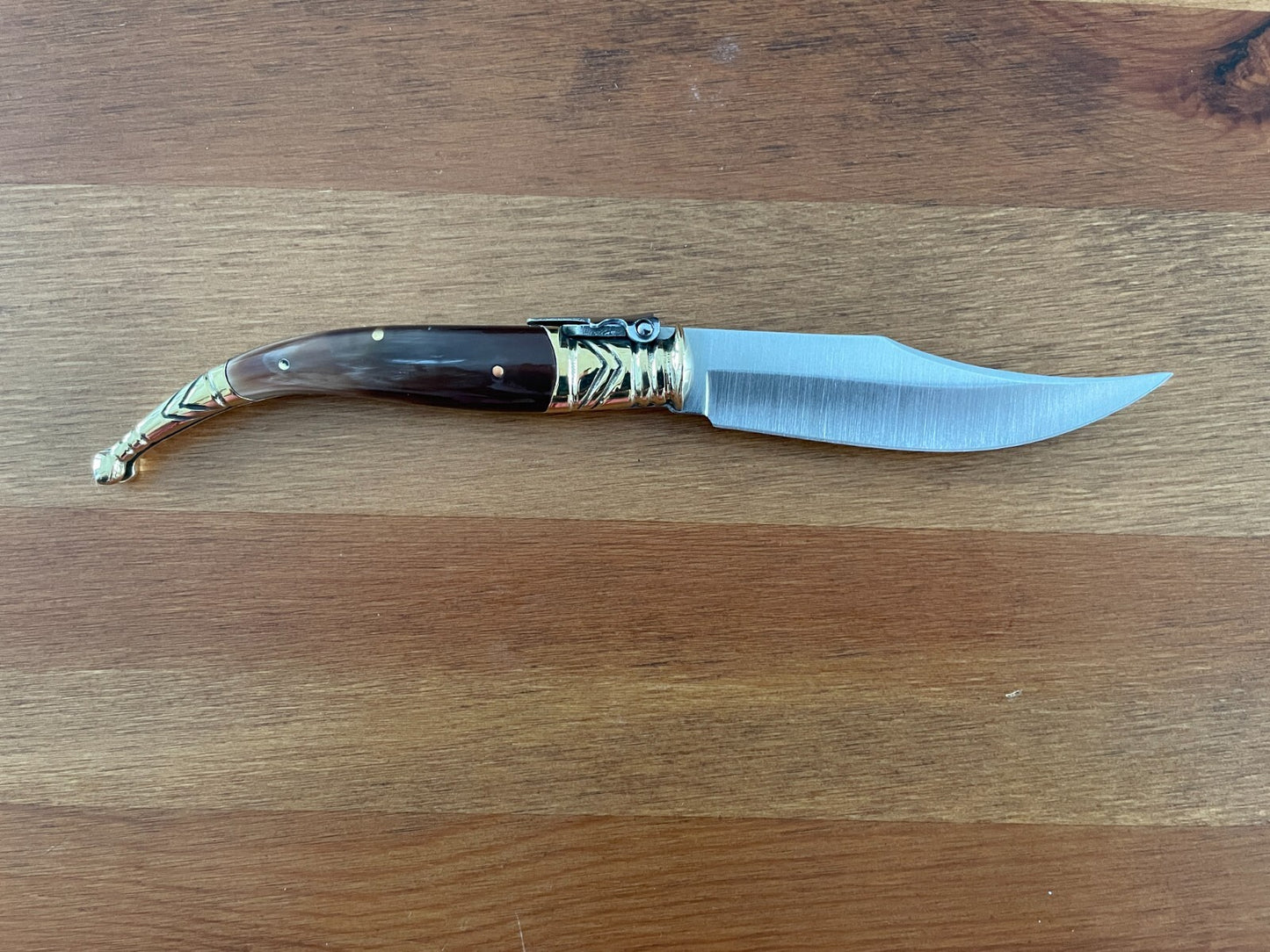 3.5” Albacete Navaja Joker Sevillana Knife Bullhorn Handle Handmade High Quality