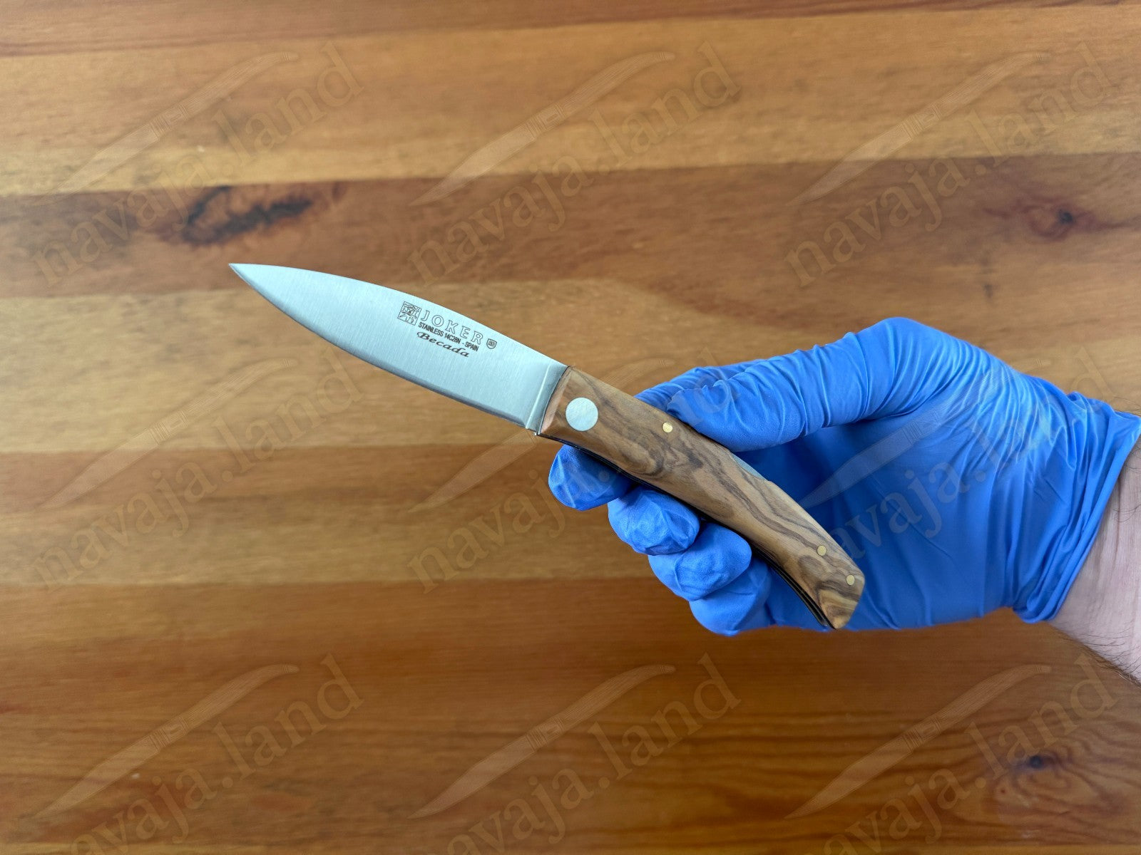 Joker BECADA Knife – 3.15” Sandvik 14C28N Blade | Olive Wood | Lockback - Spain