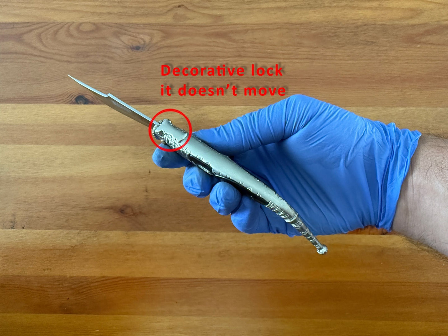 3.9” Albacete Navaja Joker Sevillana Knife Zamak Handle Handmade Slipjoint Spain