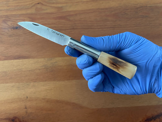 3.14" FL Taramundi Artisan Pocket Knife Navaja Boxwood Handle - From Spain