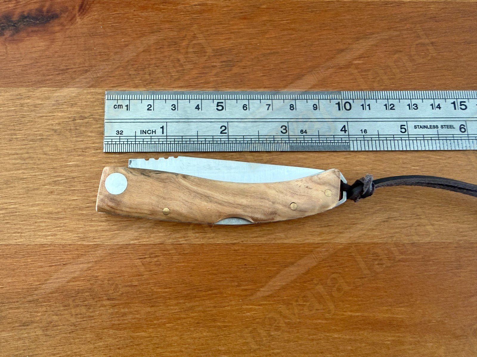 Joker Ibérica Folding Knife Olive Wood Handle 2.95” MOVA 1.4116 Stainless Steel