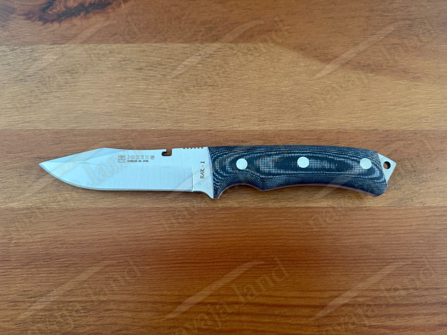 Joker RAK-1(1) Tactical Knife Full Tang | 440 Steel | Micarta Handle From Spain