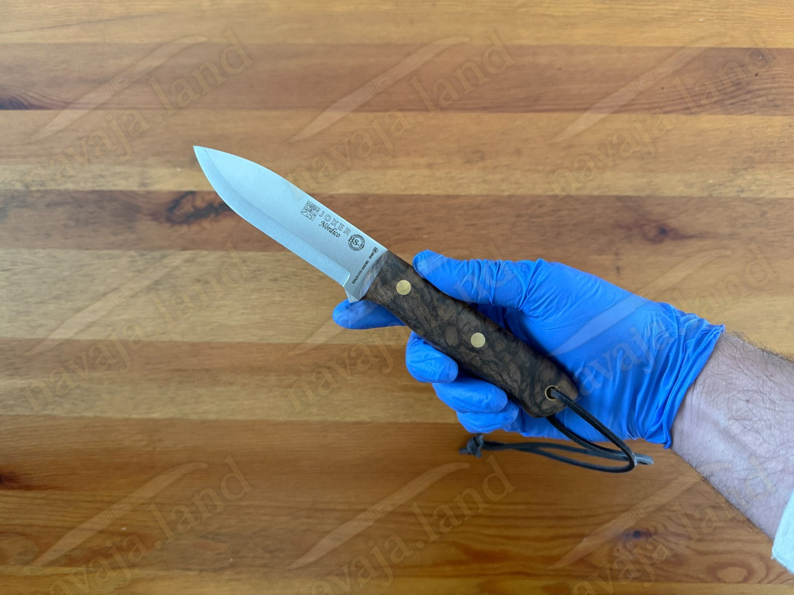 Joker Nordico Bushcraft Fixed Knife 3.9" Böhler K720 Carbon Steel Walnut Handle