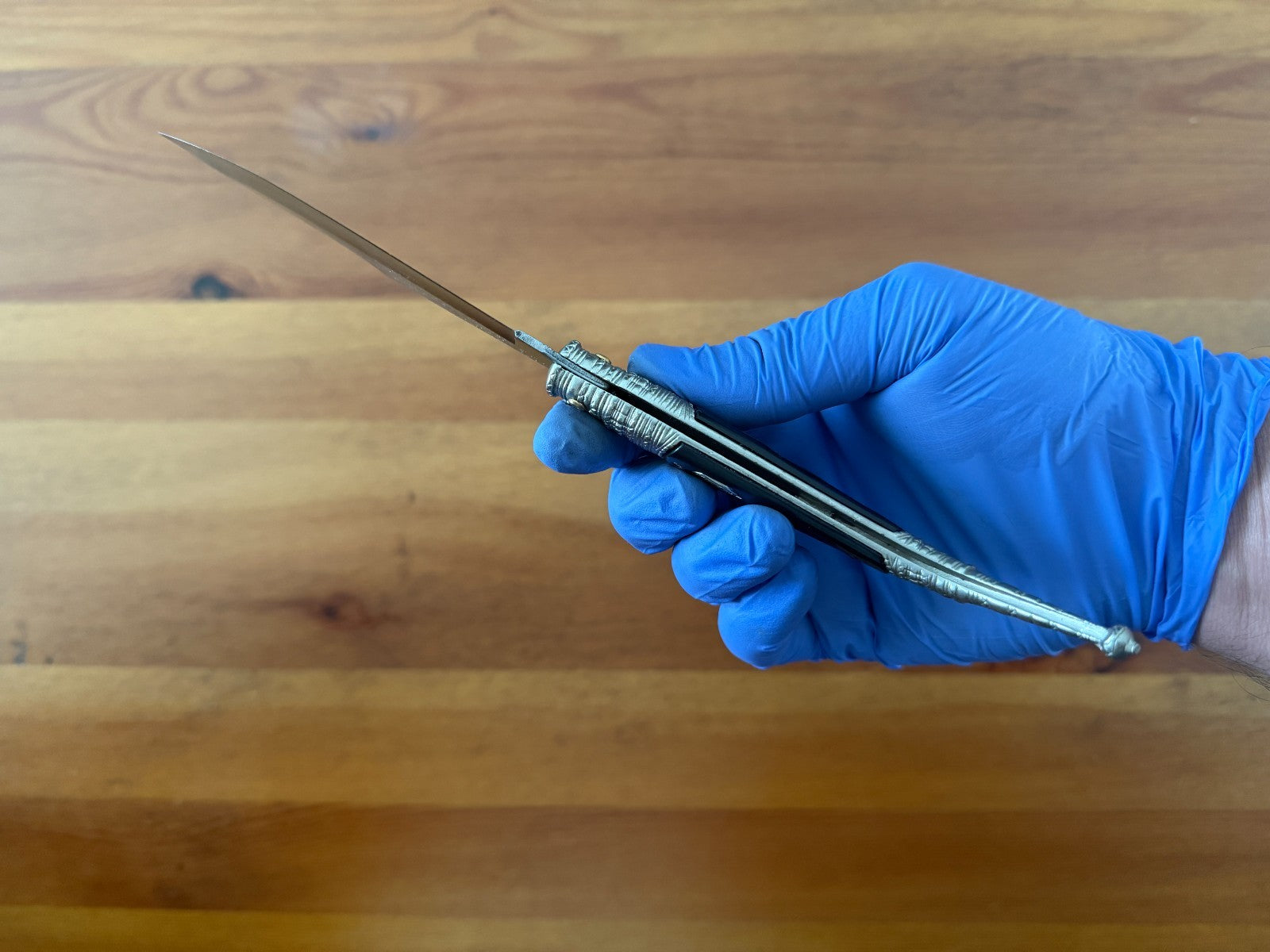 3.9” Albacete Navaja Joker Sevillana Knife Zamak Handle Handmade Slipjoint Spain