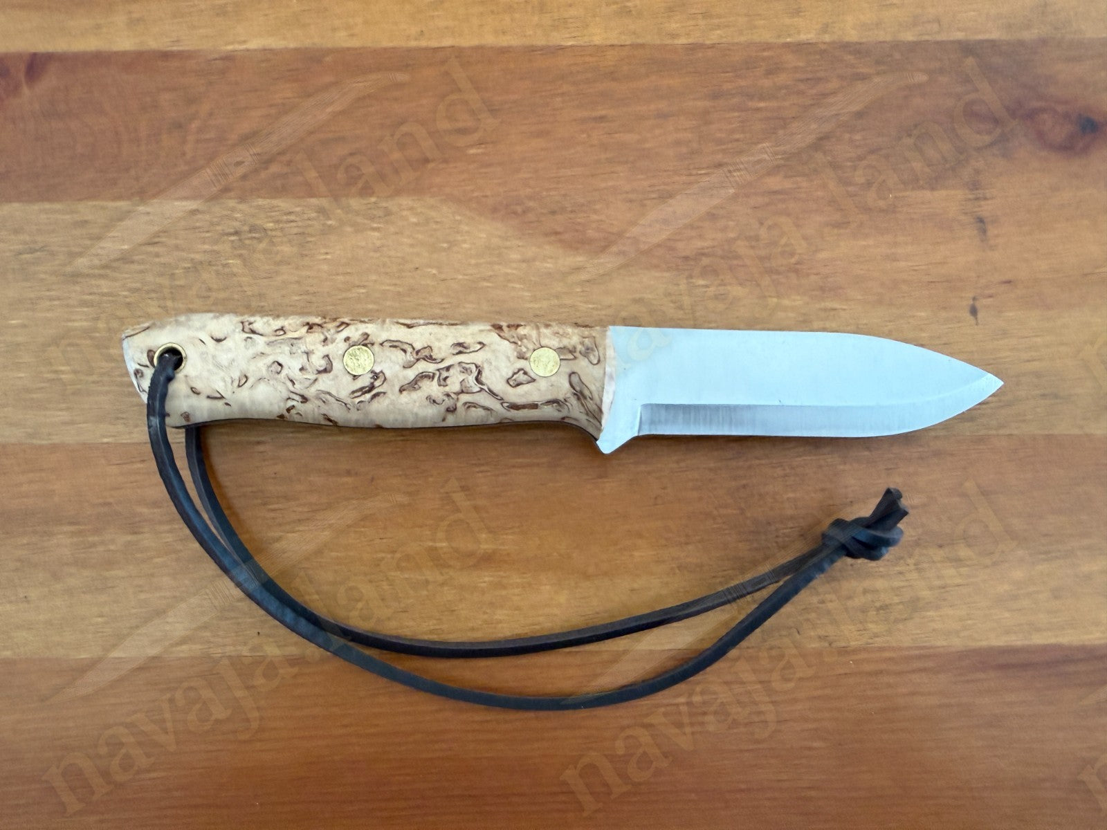 Joker Nordico Bushcraft Fixed Knife 3.9" Böhler K720 Carbon Steel Curly Birch