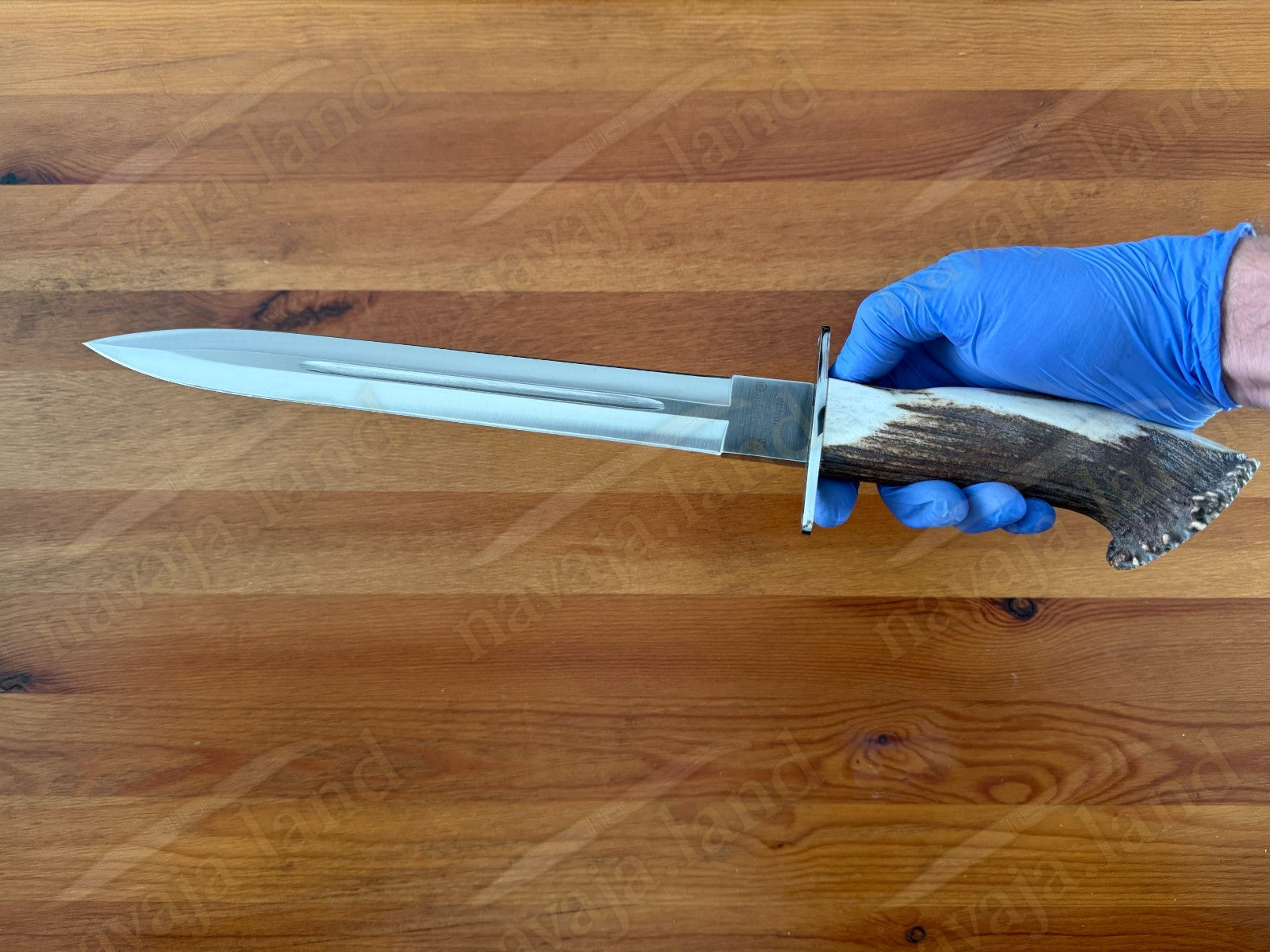 Joker Guepardo Hunting Knife – 11.81” Blade MOVA 1.4116 | Deer Antler Handle