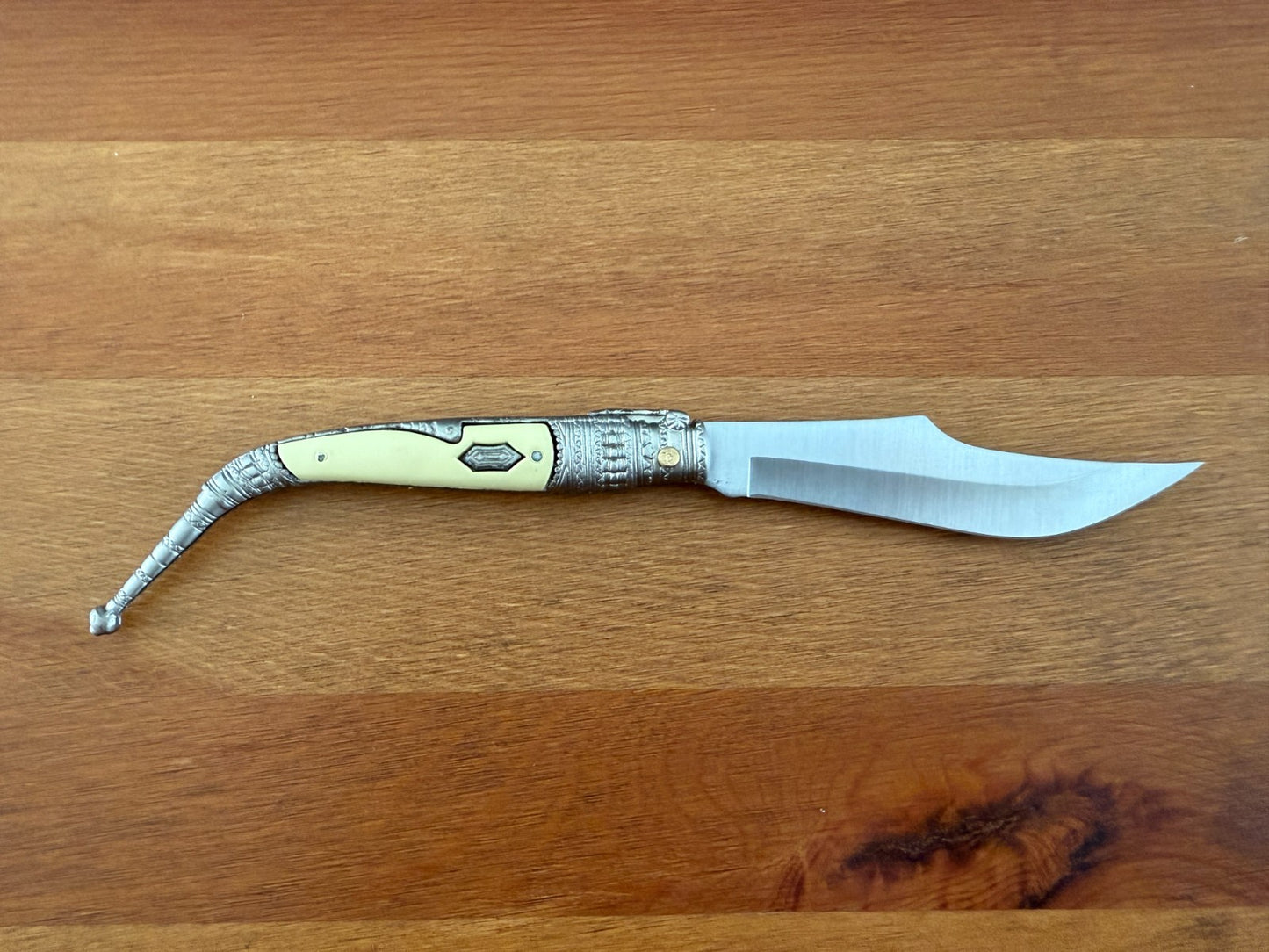 3.9” Albacete Navaja Joker Sevillana Knife Zamak Handle Handmade Slipjoint Spain