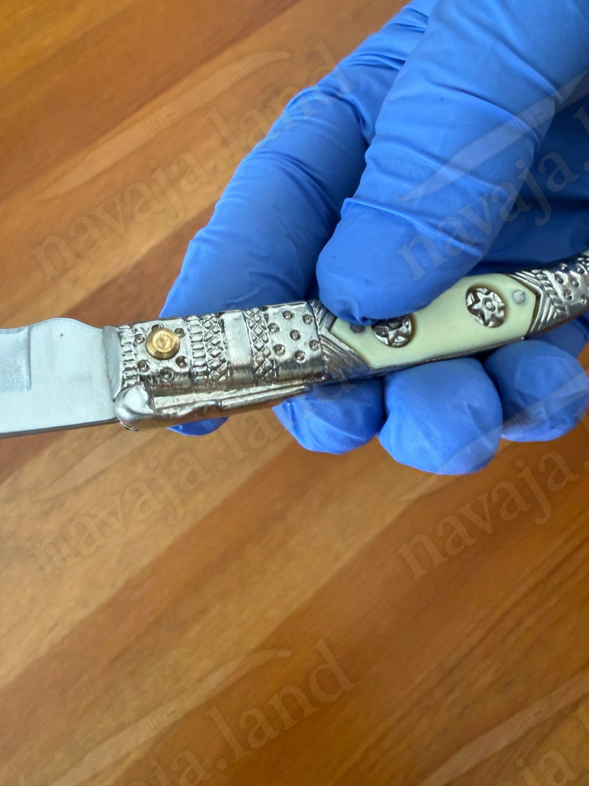 3.5” Albacete Navaja Joker Arabian Knife Zamak Handle Handmade Slipjoint Spain