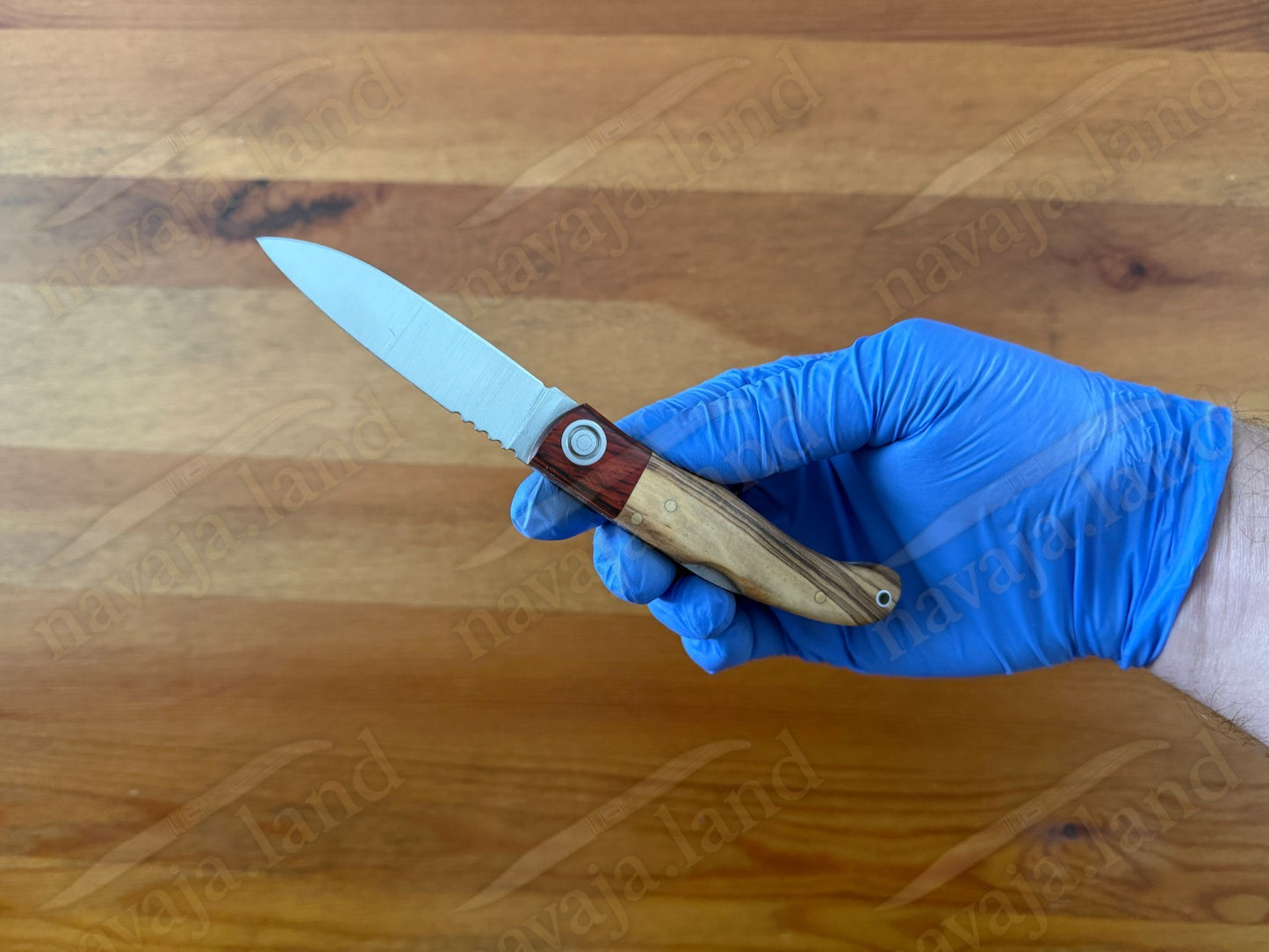 Joker Koala Pocket Knife 2.75” MOVA Blade Olive Wood & Rosewood Handle
