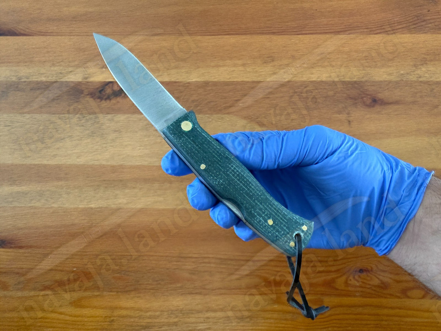 3.2” Joker Artica Bushcraft Folding Knife (Green Jute Micarta Handle) From Spain