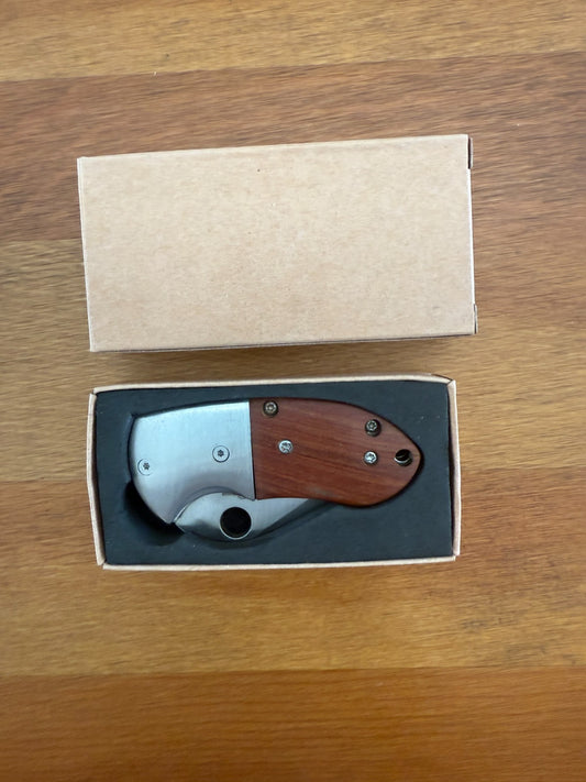 2" Blade Navaja Small Pocket Knife Stainless Wood Scales Liner Lock - Spain