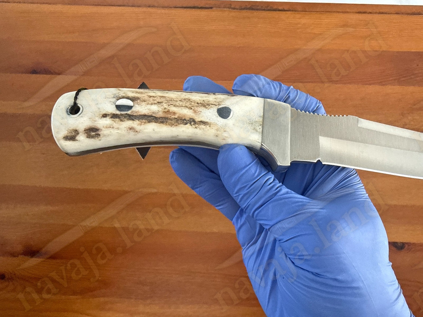 Joker Gamo Hunting Knife 5.12" Blade Stag Horn Handle w/Sheath Handmade Spain