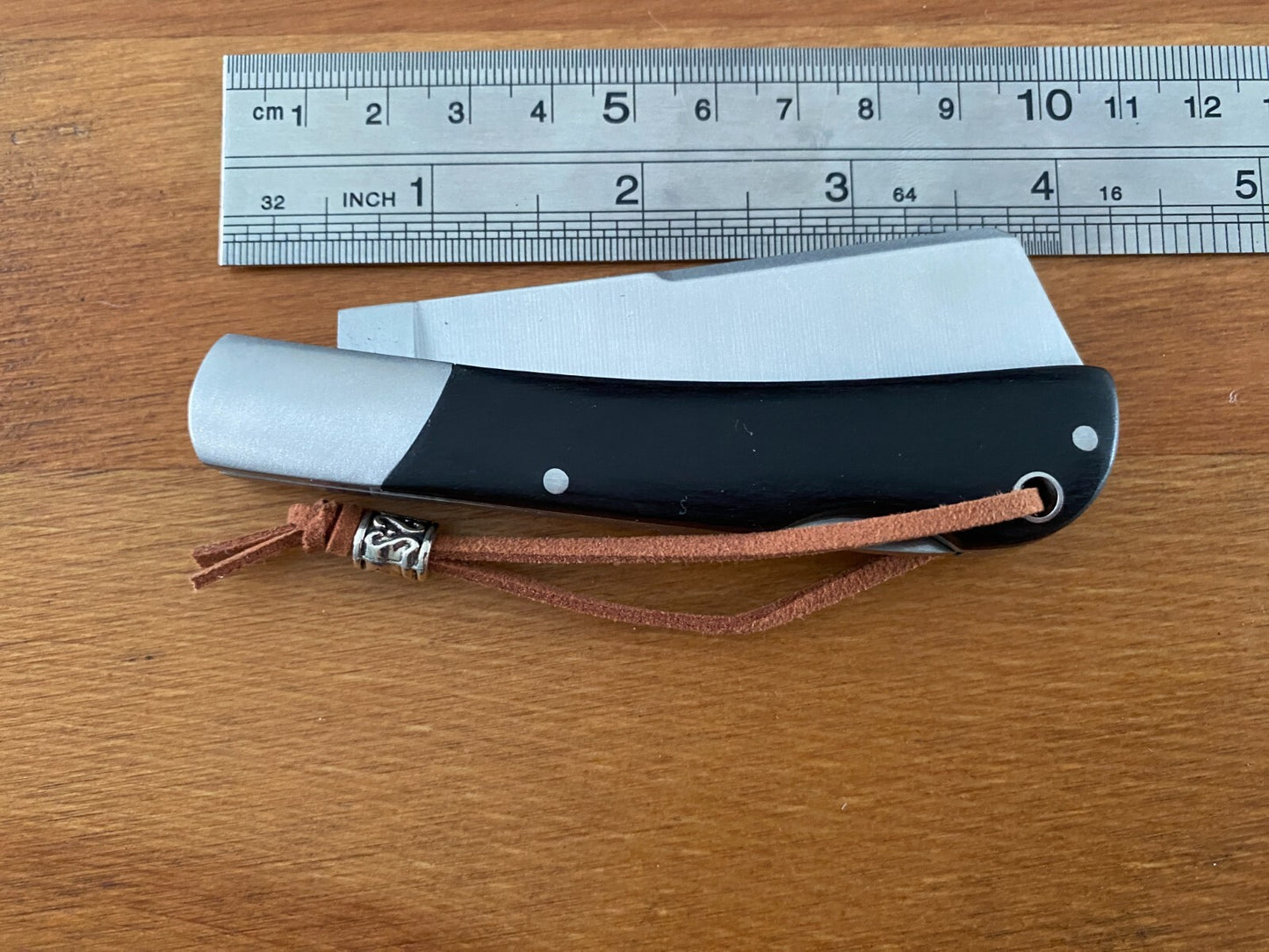 3.15" Cut Tip Najava Pocket Knife Sailor / Marinera Black Stamina Handle - Spain