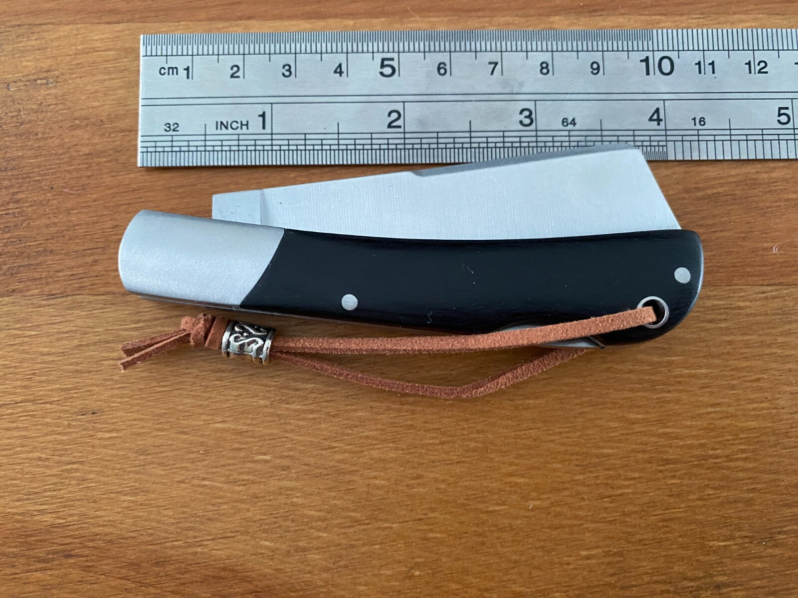 3.15" Cut Tip Najava Pocket Knife Sailor / Marinera Black Stamina Handle - Spain