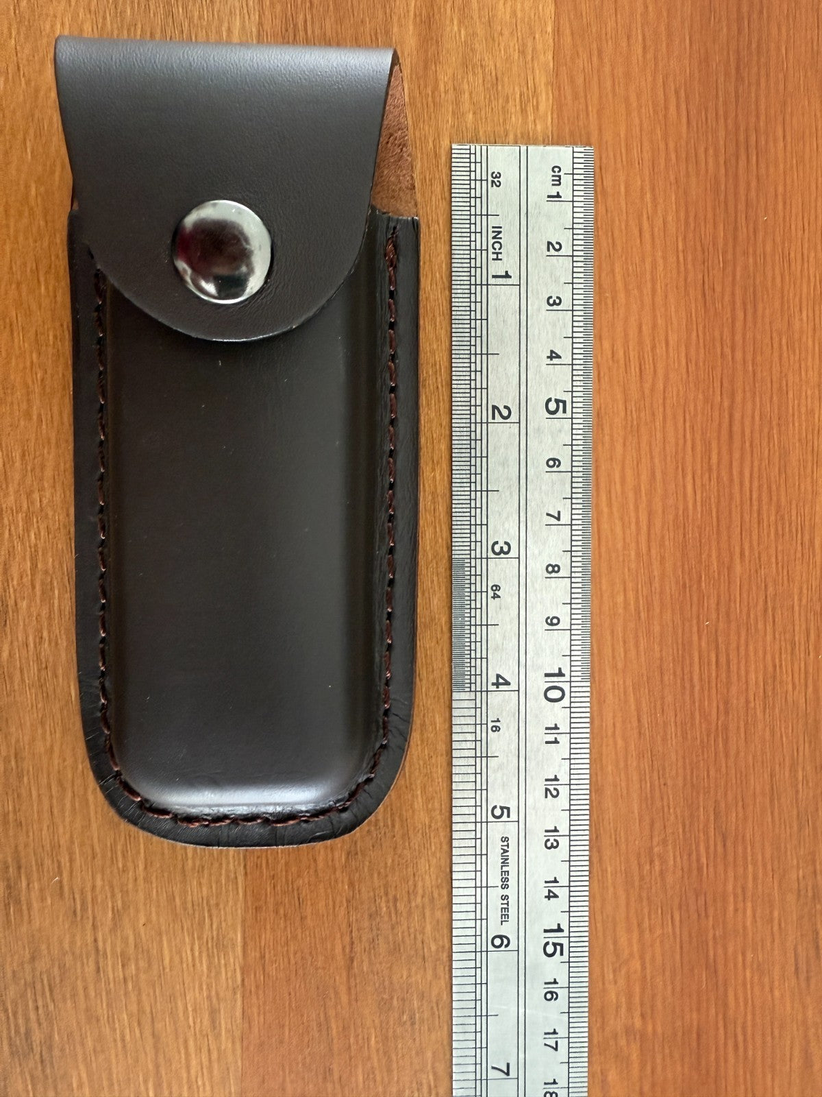 Leather Sheath for Folding Knives 4 x 11.5 cm (1.6 x 4.5 in) Belt Pouch Knife