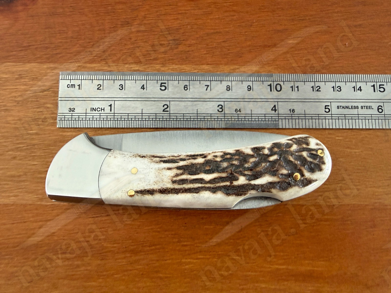 Joker Cocker Hunting Folding Knife 3.5” MOVA Blade Deer Antler Handle From Spain