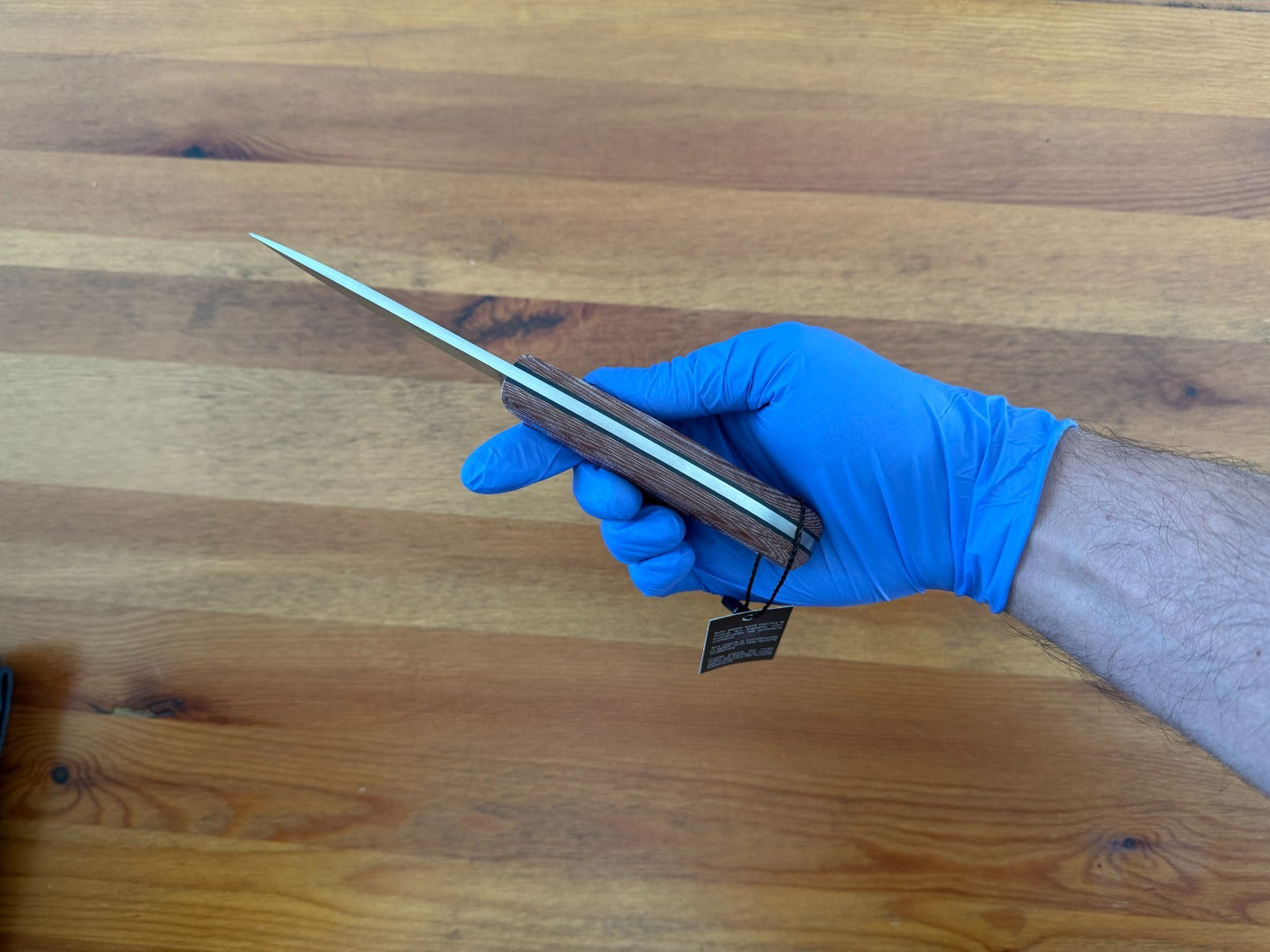 Joker Pantera Bushcraft Knife Brown Micarta Handle Black Sheath Lanyard Hole