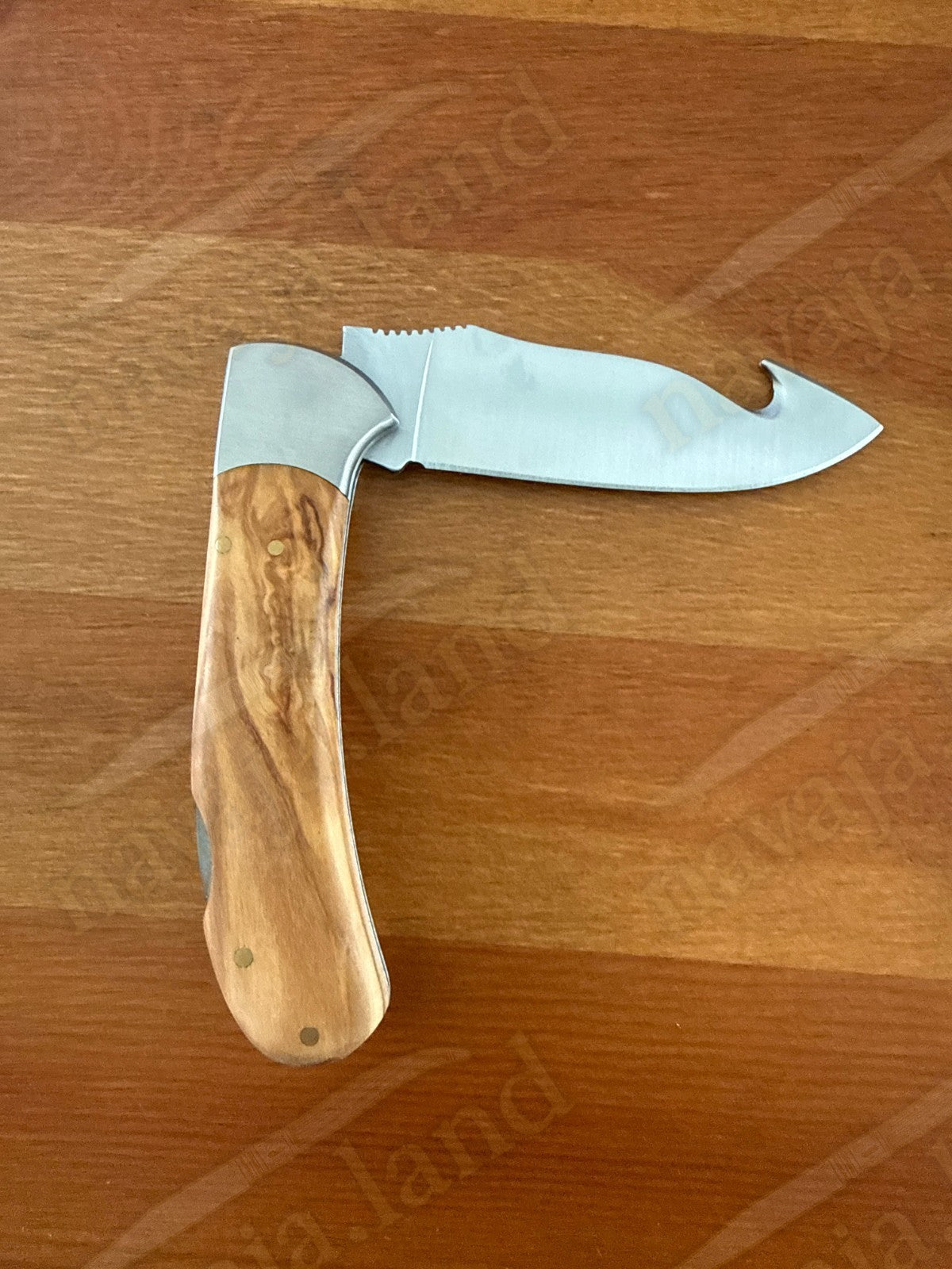 Joker Cocker Hunting Skinning Folding Knife 3.54” MOVA Blade Olive Wood Handle