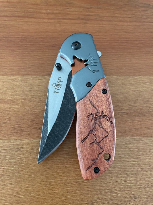 3.5" 420 Stain Steel Blade Pocket Knife Navaja Pocket Clip Assisted Opening
