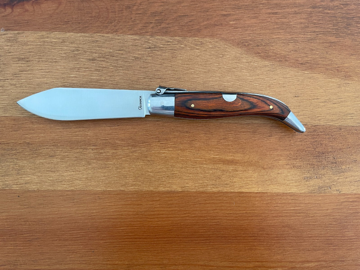 3.8" Spanish Navaja Teja Pastora Pocket Knife Carbon Steel from Spain - Ships US